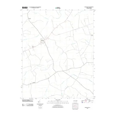 2010 Map of Woodland, 2010 Print