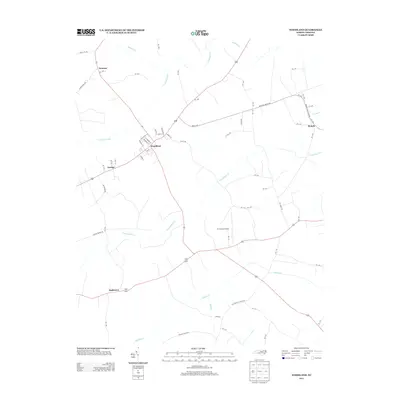2013 Map of Woodland, 2013 Print