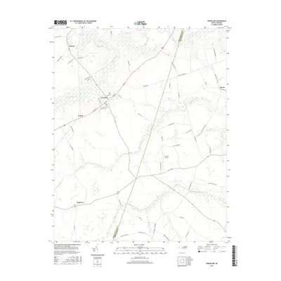2016 Map of Woodland, 2016 Print