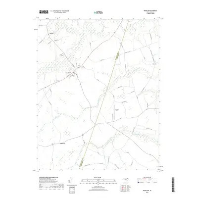 2019 Map of Woodland, 2019 Print