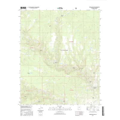 2017 Map of Woodland Park, 2017 Print