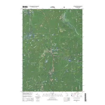 2014 Map of Woodland Park, 2014 Print