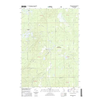 2017 Map of Woodland Park, 2017 Print