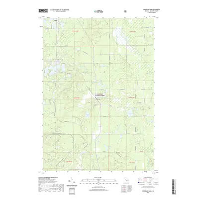 2019 Map of Woodland Park, 2019 Print