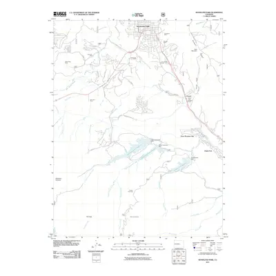 2011 Map of Woodland Park, 2011 Print