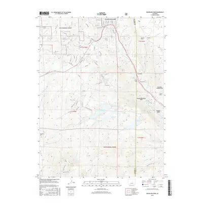 2016 Map of Woodland Park, 2016 Print