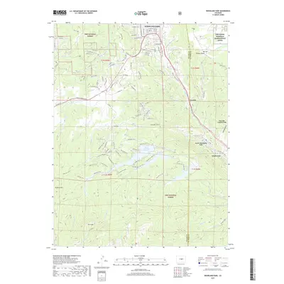 2019 Map of Woodland Park, 2019 Print