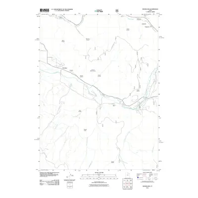 2011 Map of Woodland, 2011 Print