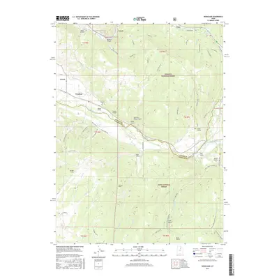 2017 Map of Woodland, 2017 Print
