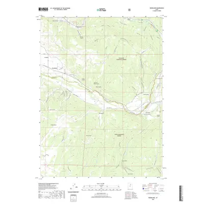 2020 Map of Woodland, 2020 Print