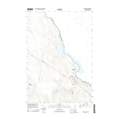2014 Map of Woodland, 2014 Print