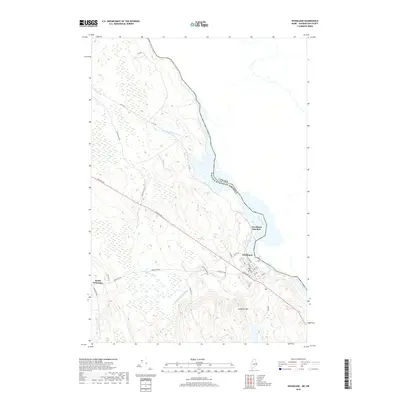 2018 Map of Woodland, 2018 Print