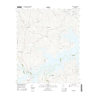 2014 Map of Woodlawn, 2014 Print