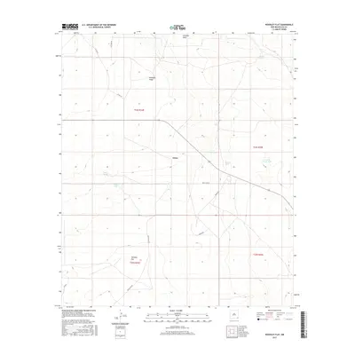 2017 Map of Woodley Flat, 2017 Print