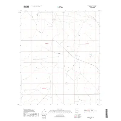 2020 Map of Woodley Flat, 2020 Print