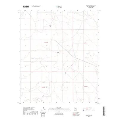 2023 Map of Woodley Flat, 2023 Print