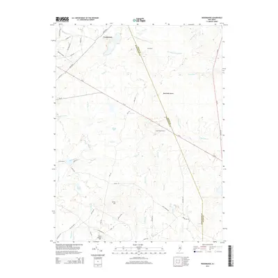 2014 Map of Woodmansie, 2014 Print