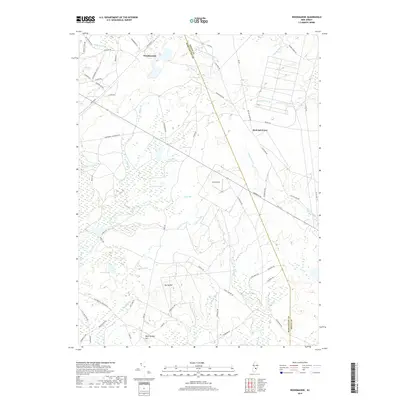 2019 Map of Woodmansie, 2019 Print