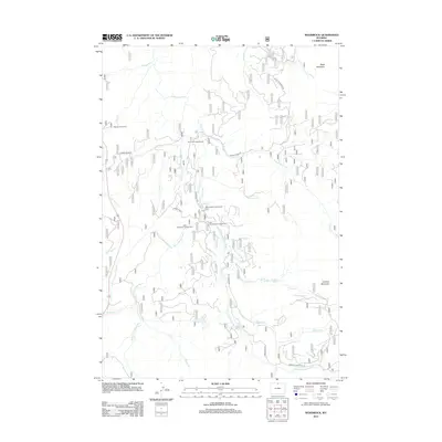 2012 Map of Woodrock, 2012 Print