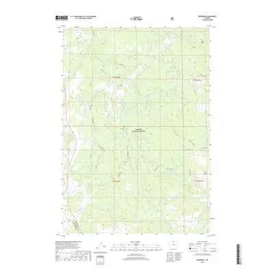 2017 Map of Woodrock, 2017 Print