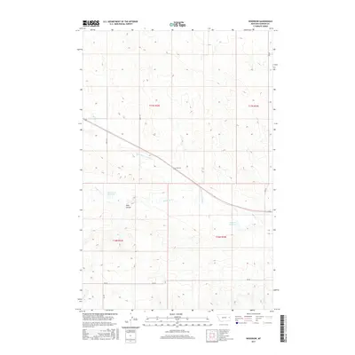 2017 Map of Woodrow, 2017 Print