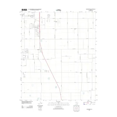 2012 Map of Woodrow, 2012 Print