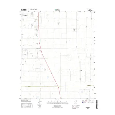 2016 Map of Woodrow, 2016 Print