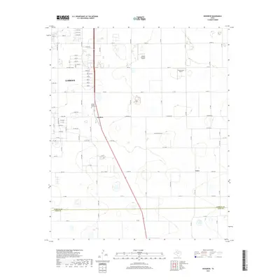 2019 Map of Woodrow, 2019 Print