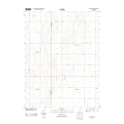 2013 Map of Woodrow NW, 2013 Print