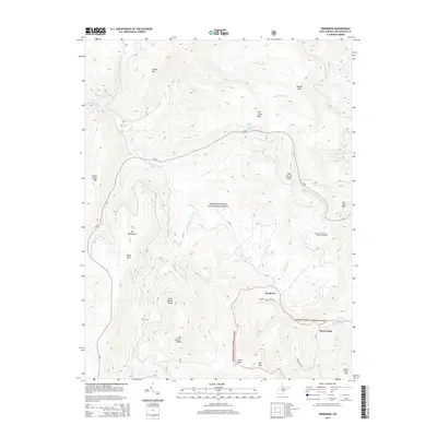 2014 Map of Woodrow, 2014 Print