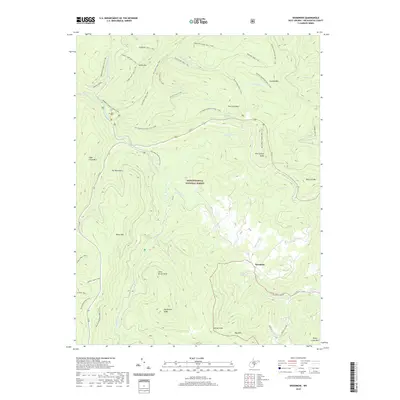 2019 Map of Woodrow, 2019 Print