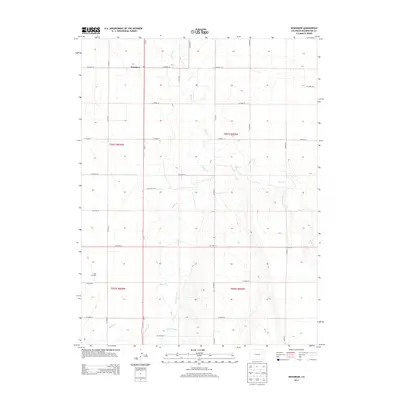 2013 Map of Woodrow, 2013 Print