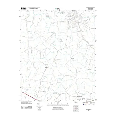2011 Map of Woodruff, 2011 Print