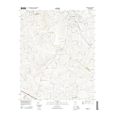 2014 Map of Woodruff, 2014 Print