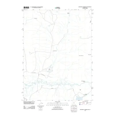 2012 Map of Woodruff Narrows, 2012 Print