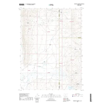 2018 Map of Woodruff Narrows, 2018 Print