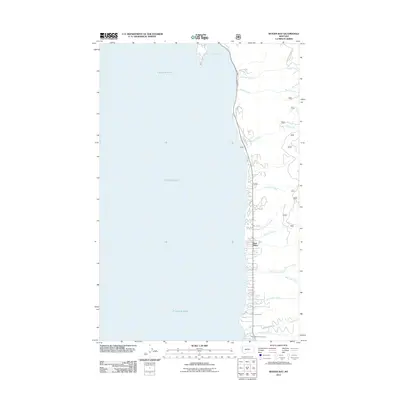 2011 Map of Woods Bay, 2011 Print