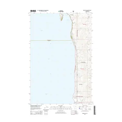 2014 Map of Woods Bay, 2014 Print