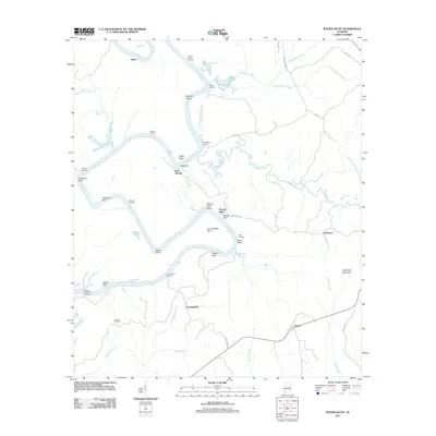 2011 Map of Woods Bluff, 2011 Print
