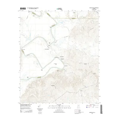 2014 Map of Woods Bluff, 2014 Print
