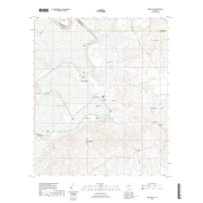 2018 Map of Woods Bluff, 2018 Print