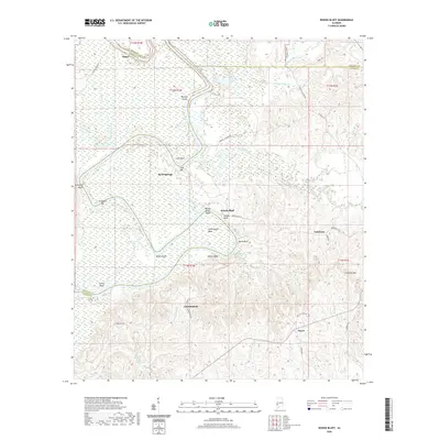 2020 Map of Woods Bluff, 2020 Print