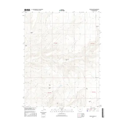 2016 Map of Woods Canyon, 2016 Print