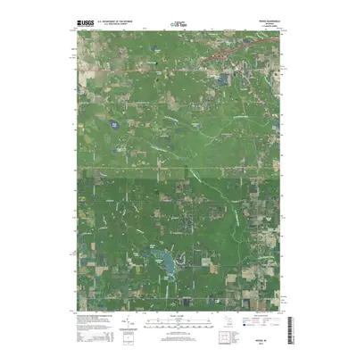 2014 Map of Woods, 2014 Print