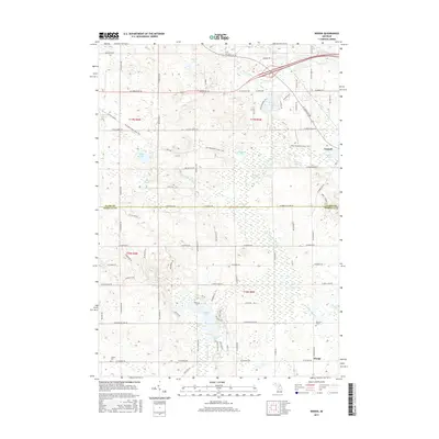 2017 Map of Woods, 2017 Print