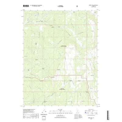 2020 Map of Woods Lake, 2020 Print