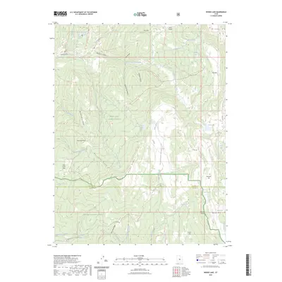 2023 Map of Woods Lake, 2023 Print