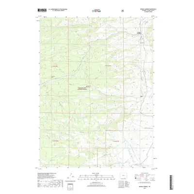 2017 Map of Woods Landing, 2017 Print