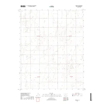 2018 Map of Woods SW, 2018 Print