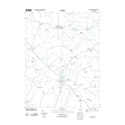 2011 Map of Woodsboro, 2011 Print